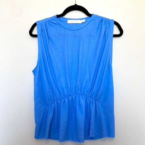 Bishop + Young Boardwalk Peplum Tee Sky Medium - Picture 4 of 9